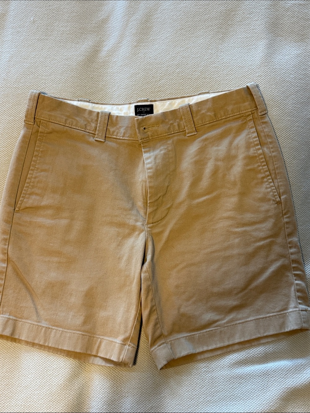 J. Crew Men's Flat Front Chinos 7 inch inseam